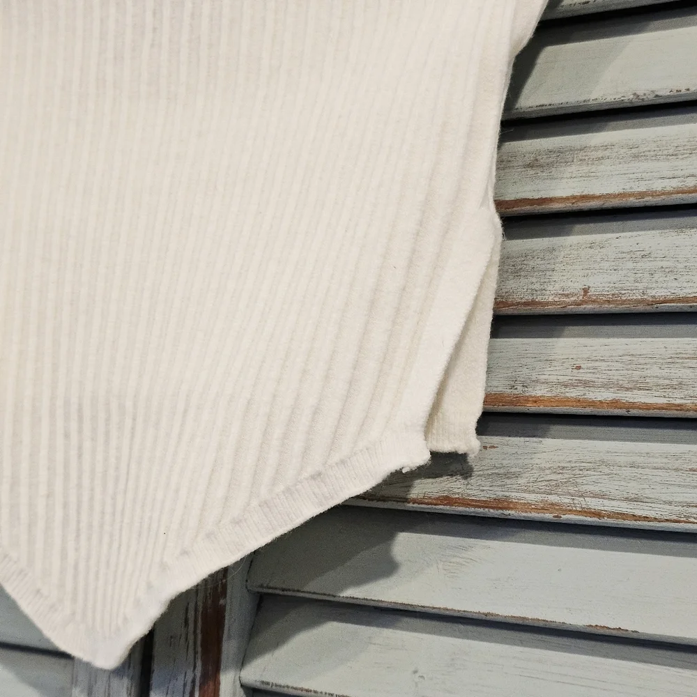 Babyboo White Ribbed Strapless Bandeau Tube Top S Y2K Summer Coquette Crop Top - Picture 6 of 9